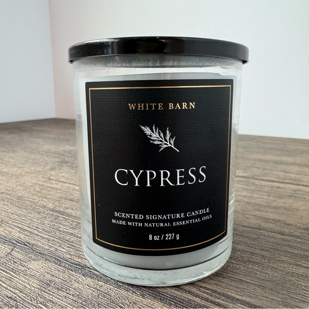 White Barn Cypress Single Wick Candle